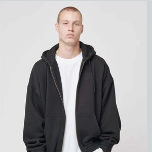 Sweats à capuche personnalisés en molleton éponge avec broderie 3D en gros 100% coton vierge solide fermeture éclair US sweats à capuche décontracté Streetwear sweats à capuche zippés - Product Image 6
