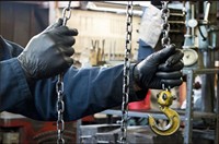 Gants jetables en nitrile sans poudre de haute qualité pour les soins de santé et autres industries