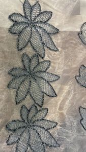 ประดับด้วยผ้าลูกไม้ปักลายดอกไม้สีสันสดใสสำหรับงานแต่งงานสิ่งทอที่บ้านหรูหรางานประดิษฐ์เสื้อผ้างานฝีมือแบบทำมือกระเป๋ารองเท้า - Product Image 4