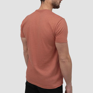 T-shirt à manches courtes imprimé respirant uni T-shirt en tricot OEM pour hommes adultes - Product Image 6