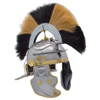 Réplique artisanale de casque de légionnaire romain en acier doux découpé à la main avec émail incrusté |   Pour les passionnés d'histoire et les collectionneurs