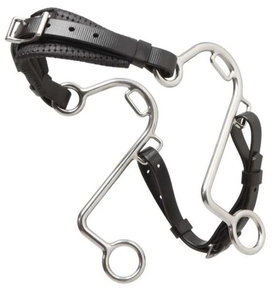 Hackamore équestre en acier inoxydable de qualité supérieure, mors lisse pour cheval avec bride, fabrication artisanale, toutes tailles disponibles - Product Image 4