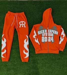 Ropa deportiva de primera calidad para hombre, chándal de dos piezas, Jogger con capucha, transpirable, cómodo, duradero, ligero, para invierno, para adultos - Product Image 4