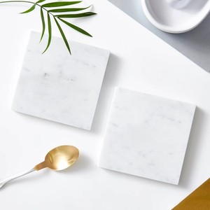 Juego de posavasos de mármol más vendidos, posavasos de piedra natural para bebidas frías y calientes, perfectos para mesas de centro y decoración de comedor - Product Image 5