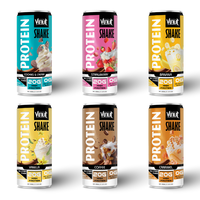 Prêt à boire 330ml Shake protéiné avec saveur vanille VINUT-Échantillon gratuit-Conception personnalisée-Service Marque privée OEM ODM