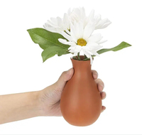 Vase de table en céramique artisanale en terre cuite, design minimaliste, sans plomb, écologique, pour la décoration de la maison, Diwali, Pâques, mariage