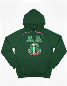 Sudadera con Apliques Personalizados al por Mayor, Logotipo Bordado con Letras Griegas, Sudadera Personalizada para Fraternidad, Diseño de Letras Griegas PIKE - Product Image 4