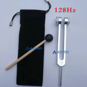 Juego de diapasones médicos 256Hz y 1024Hz-Estándar internacional con alimentación de martillo, aluminio y tela - Product Image 4