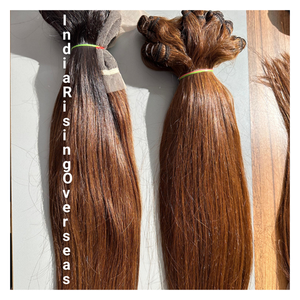 Extensiones de Cabello Humano Virgen Indio 100% Natural, Liso, en Oferta, Precio de Mayoreo Directo del Proveedor Indio - Product Image 2