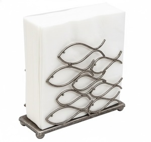 Porte-serviettes en métal fer forgé, finition or rose, pour la décoration de table à manger à la maison, porte-serviettes faits à la main, best-seller - Product Image 4