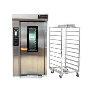 เตาอบโรตารี่ดีไซน์ทันสมัย KIEN TP.LD16 16 ถาด เหล็กสแตนเลส 380V พร้อมรถเข็น Altuntop รับประกัน 1 ปี อุปกรณ์ทำพิซซ่า - Product Image 2
