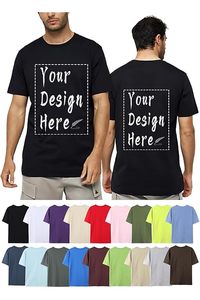 Camiseta con estampado personalizado para hombre, camisa con logotipo impreso, 100 algodón, 150 Gsm, informal - Product Image 6
