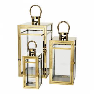 Meilleure vente Design Revêtement en cuivre Métal et verre Bougie Lanterne Hôtel romantique Cadre en métal Bougie lanterne de mariage - Product Image 6