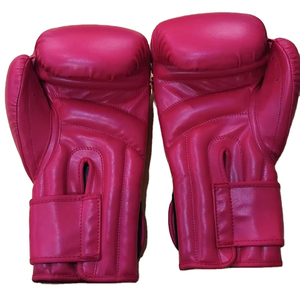 Guantes de Boxeo Profesionales Sanda de Marca Personalizada, Cuero PU Ligero, Cierre de Velcro, Correa de Muñeca Ajustable, para Entrenamiento y Práctica - Product Image 4