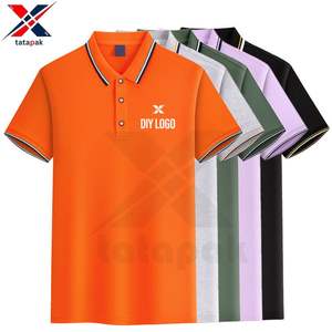 Wholesale Men's for Polo T-Shirts High Demand Casual & Party Wear Solid Pattern Spandex & Polyester Fabric Front Logo - Product Image 2