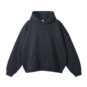 Personalizado hombres XL pulóver polar con capucha bolsillo canguro patrón sólido cálido invierno sudadera Streetwear Casual OEM ODM pedido al por mayor - Product Image 1