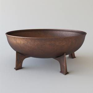 Handmade Modern Metal Firepit with <b>Wood</b> <b>Burning</b> Function Powder Coated Finish for Unique Outdoor Decor Styles - Product Image 3