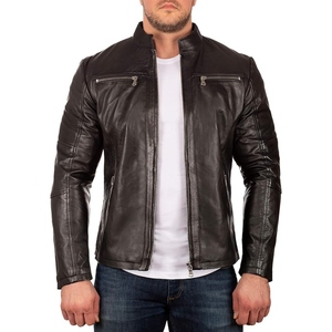 Conçue pour les motards qui attachent de l'importance à la qualité, cette veste de motard en cuir d'agneau véritable allie un design robuste et un confort luxueux. - Product Image 4