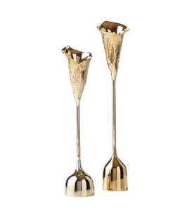 Portavelas de Metal de diseño moderno para Navidad, Día de San Valentín, Pascua, centro de mesa decorativo para boda o decoración del hogar - Product Image 2