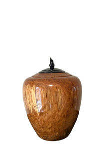 Urnas de Cremación de Madera para Cenizas Humanas, Acabado Brillante, Urnas Conmemorativas de Madera para Cenizas de Cuerpo Humano, Estilo Real - Product Image 6