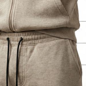 Conjunto Deportivo de Dos Piezas Personalizado al por Mayor de Alta Calidad, Chándal de Algodón para Hombre, Ropa Deportiva para Gimnasio, Fitness y Jogging - Product Image 5