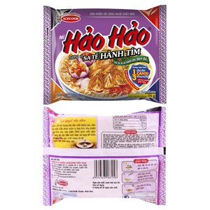 บะหมี่กึ่งสำเร็จรูปจาก Hao Hao satay สีม่วงหอมบะหมี่กึ่งสำเร็จรูป - Product Image 2