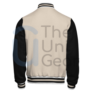 Blouson universitaire personnalisé pour homme, style baseball, col montant, logo frontal, écologique, décontracté, idéal pour l'hiver - Product Image 6