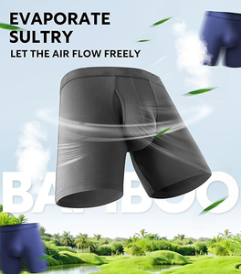 Calzoncillos bóxer personalizados de fábrica para hombre, ropa interior para hombre con logotipo personalizado, pantalones cortos clásicos cómodos de algodón para hombre, calzoncillos, envío DDP - Product Image 5