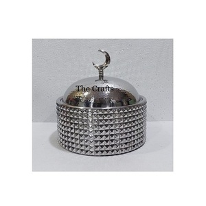 Olla caliente de acero inoxidable a granel con tapa y perilla en forma de Luna, cazuela de forma redonda de calidad Superior, olla caliente - Product Image 1