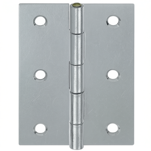 Bisagras de Acero Galvanizado en Azul VORMANN, 100 mm de Altura, 72 mm de Ancho, 1.6 mm de Grosor, Ganchos y Rieles Estrechos, 20 Unidades por Paquete - Product Image 3