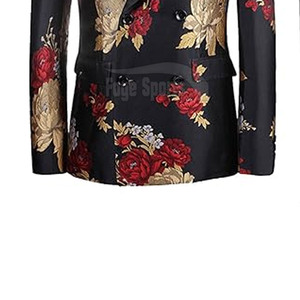 Nouveau Design 2025 Costume Homme Slim Fit 2 Pièces Style Italien Double Boutonnage Sur Mesure Couleur Personnalisée Respirant 100% Polyester Affaires Décontracté - Product Image 6