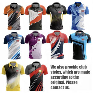 Camiseta de fútbol con logotipo personalizado 2024, uniforme de secado rápido, Conjunto de camiseta de club de fútbol, corte automatizado, precio barato para adultos, deportes - Product Image 1