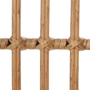 Silla de Comedor con Brazos, Fabricada con Estructura de Hierro, Asiento y Respaldo de Ratán Tejido, Incluye Cojín Resistente al Sol para Uso en Interiores y Exteriores - Product Image 6