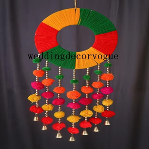 Attrape-rêves indiens faits à la main pour la décoration intérieure, élégants cadeaux suspendus pour les mariages indiens - Product Image 2