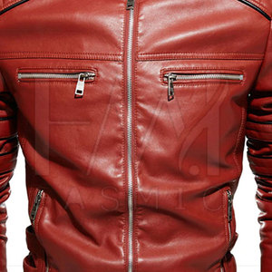 Meilleures ventes de vestes en cuir pour hommes Design personnalisable avec tissu long pour l'hiver Le plus populaire pour différents looks - Product Image 5