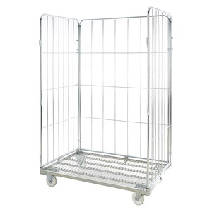 Contenitori a Rete Metallica di Alta Qualità, Resistenti e Durevoli, Grande Capacità, Impilabili e Chiudibili, Facili da Trasportare, Base in Metallo - Product Image 6