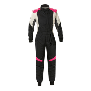 Traje de Karting al por Mayor, Negro y Blanco, Resistente al Viento, Transpirable, Talla Grande, Unisex, Diseño y Talla Personalizados - Product Image 1