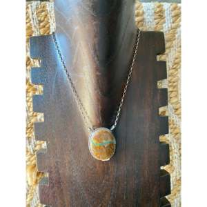 Collar de Moda Elouise Kee con Turquesa Boulder y Plata de Ley - Product Image 2