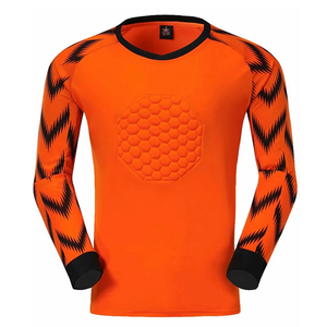 Uniformes de football pour hommes Maillot de gardien de but de football Ensemble pro Chemise et short de gardien de but rembourrés épais Uniformes de football à séchage rapide - Product Image 6