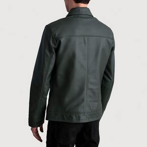 Veste en cuir pour homme sur mesure OEM fabriquée au Pakistan, logo sur le devant, respirante, veste de moto d'hiver - Product Image 2