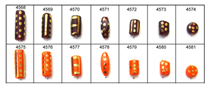 Pulsera de cuentas de vidrio de lámina de oro de primera calidad, artículo de diseño único, cristal de Murano y cuentas de vidrio para la fabricación de joyas - Product Image 2