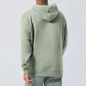 100% Cotton Pullover Hoodie Men 330GSM Heavyweight Winter 3D for & Digital Printing Front Logo Breathable Custom OEM - Product Image 6