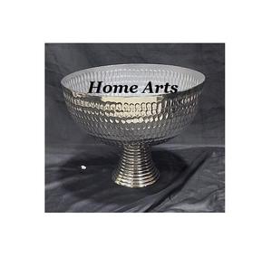 Tazón de Chocolate de Aluminio Hecho a Mano, de la Mejor Calidad, Redondo, para Servir Postres y Dátiles, de Home Arts - Product Image 1