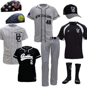 Conjunto de Uniforme de Béisbol Personalizado para Jóvenes y Adultos, Uniforme de la Liga de Nueva Zelanda, Camiseta de Entrenamiento de Béisbol, Pantalones, Kit Deportivo para Clubes, Venta al por Mayor - Product Image 1