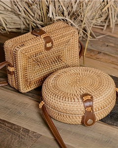 Sac en bambou, sac bandoulière en bambou naturel, écologique, fait à la main et durable - Product Image 3