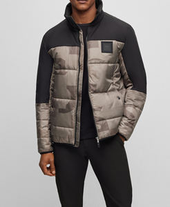 Chaqueta Acolchada Premium de Alta Gama Hecha a Medida con Tela de Lona Impermeable y Cortavientos, Rellena de Algodón, Abrigo de Invierno para Hombre - Product Image 5