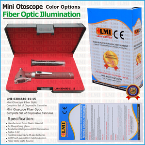 Otoscope à fibre optique marron au meilleur prix pour usage domestique et clinique, prix de gros - Product Image 3