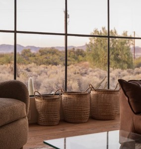 ตะกร้าเก็บของหญ้าทะเลทรงกลม,ตะกร้าเก็บของทำจากวัสดุธรรมชาติทำด้วยมือเป็นมิตรกับสิ่งแวดล้อมจากเวียดนาม - Product Image 4