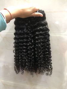 100% cheveux humains brésiliens vierges Machine Double trame donneur unique Kinky Curly Extension de cheveux humains sur le vendeur du prix de gros - Product Image 2