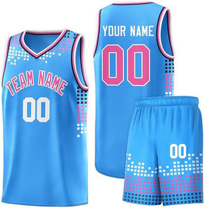 Maillot de basket-ball personnalisé imprimé grande taille pour l'été, uniforme d'équipe, vêtements de sport respirants en maille de haute qualité, anti-humidité - Product Image 3